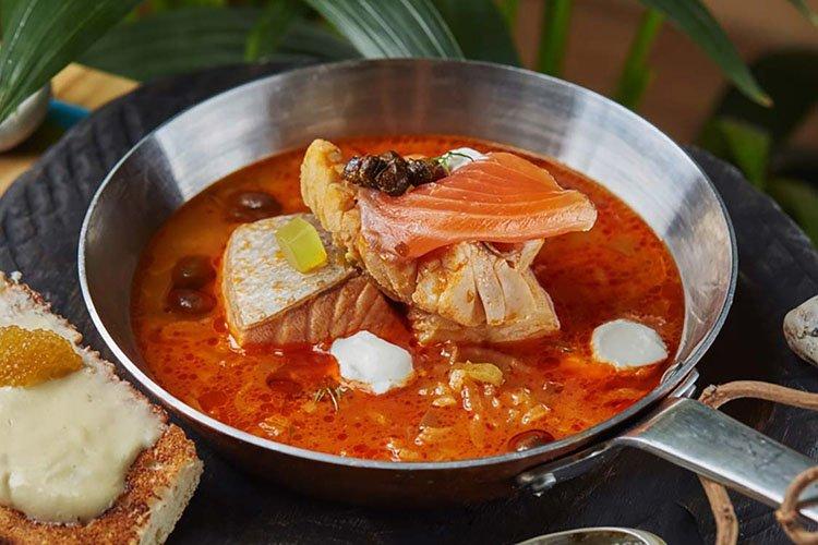 Рыбная солянка по-царски