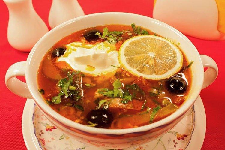 Солянка с говядиной по-грузински