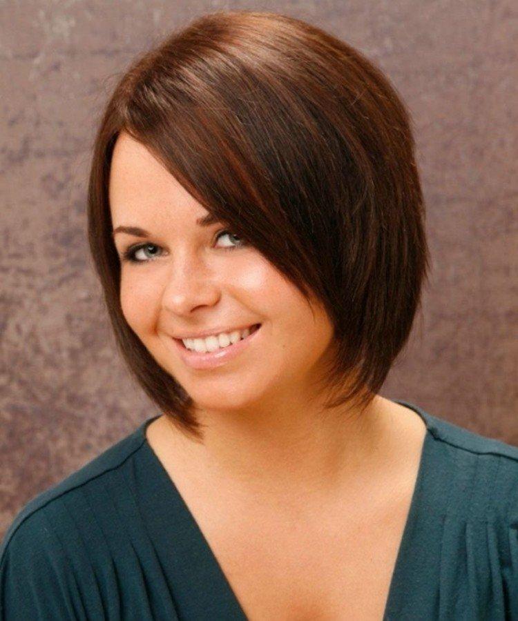 Стрижки для круглого лица 2021 - фото и идеи