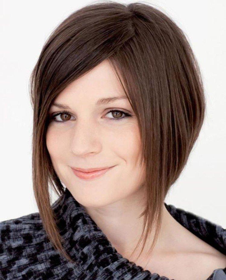 Стрижки для круглого лица 2021 - фото и идеи