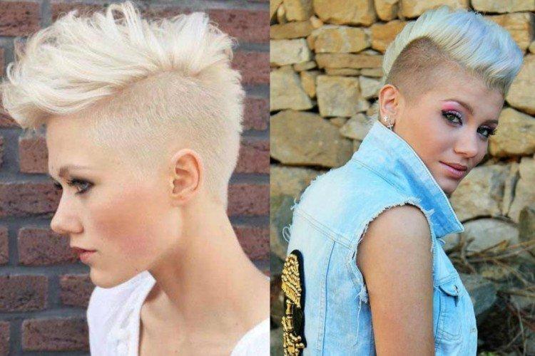 Смелая пикси с бритыми висками