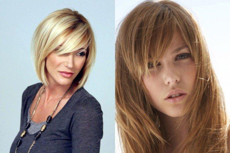 Косая челка – тут прикрыть, там подчеркнуть