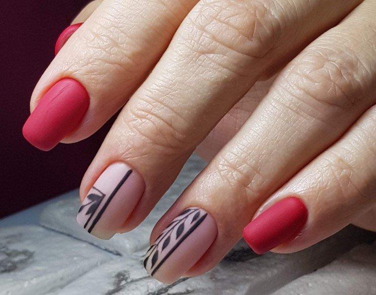 Красный маникюр – фото и красивые идеи