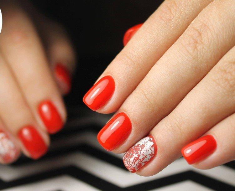 Красный маникюр – фото и красивые идеи