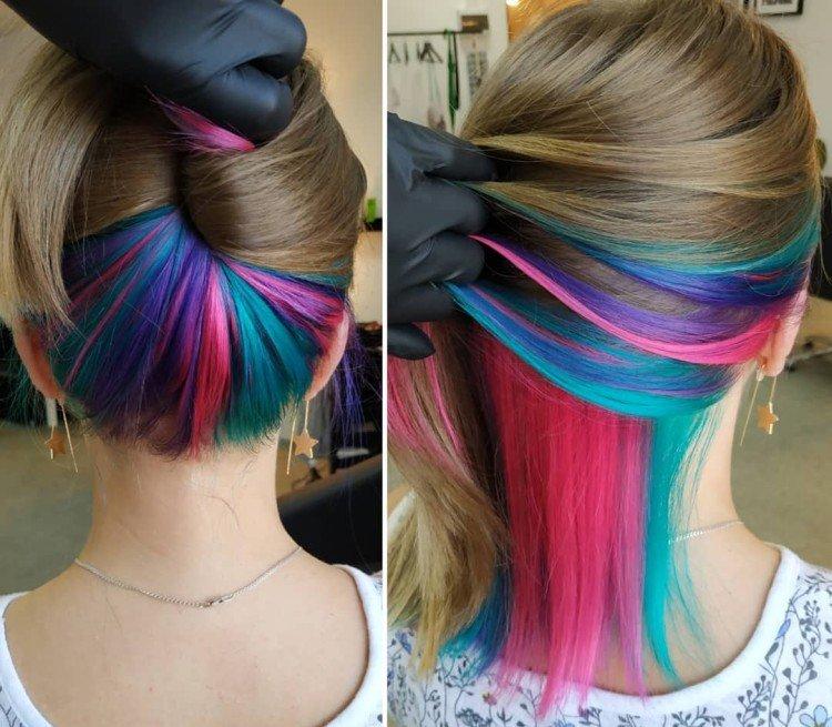 Окрашивание на короткие волосы 2021 - фото и идеи