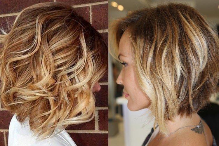 Балаяж на короткие волосы