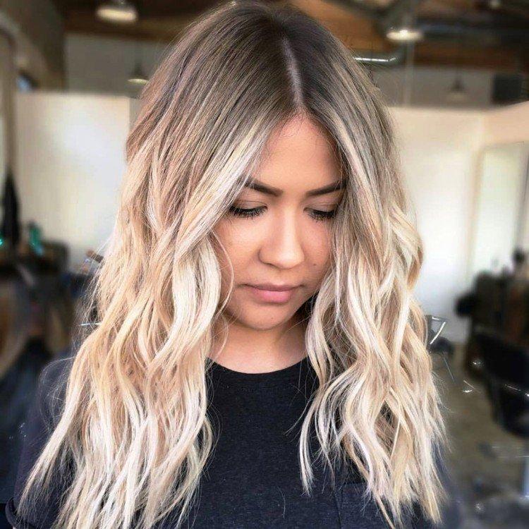 Окрашивание балаяж – фото примеров