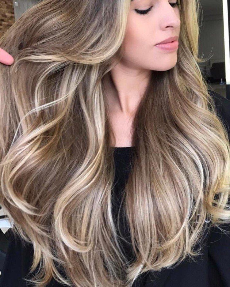 Окрашивание балаяж – фото примеров