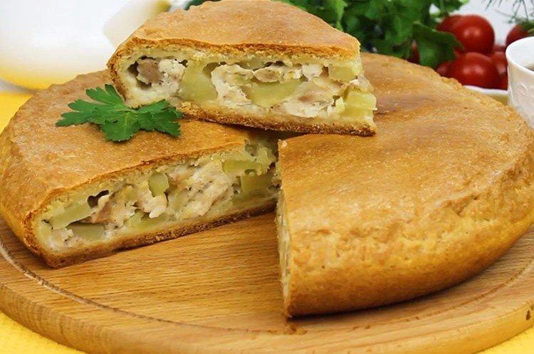 Курник с курицей и картошкой – классический рецепт
