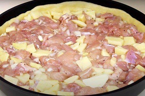Курник с курицей и картошкой – классический рецепт