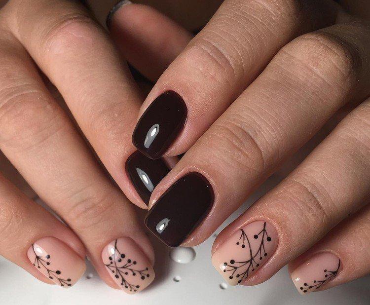 Бежевый маникюр - фото и идеи