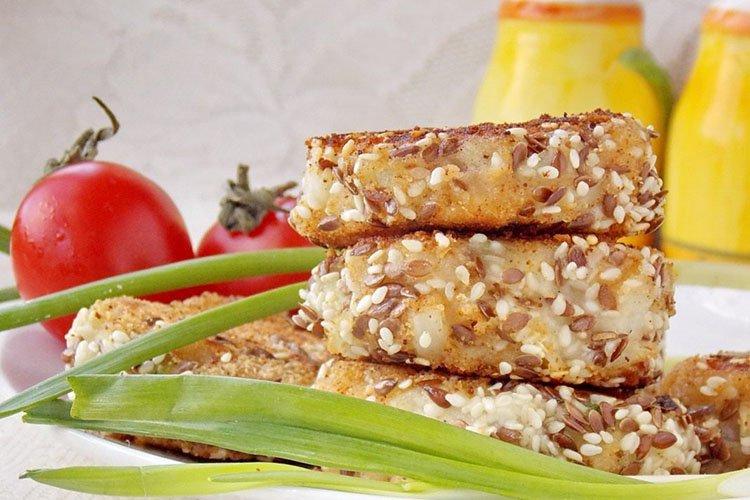 Котлеты из минтая с вареным картофелем