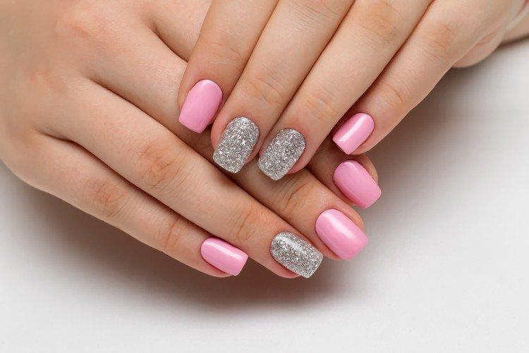 Розовый маникюр - фото и идеи