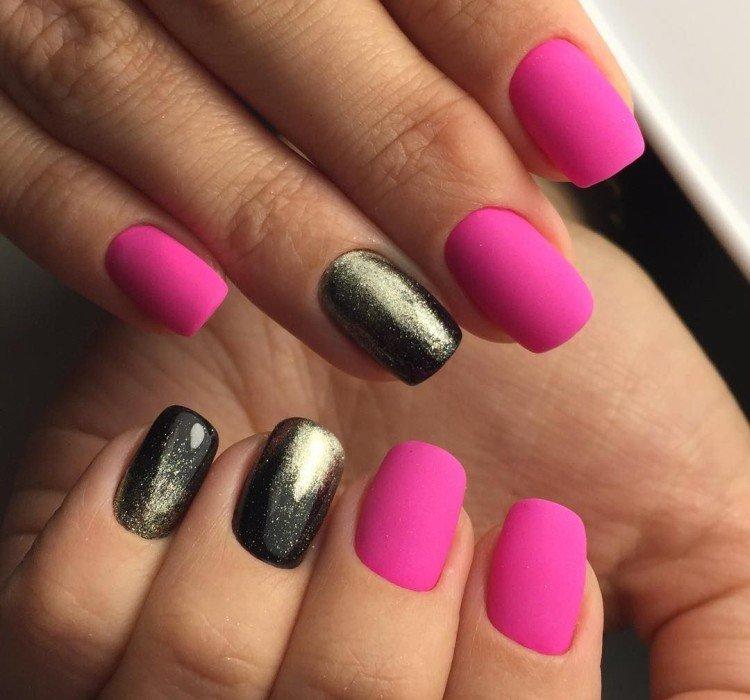 Розовый маникюр - фото и идеи