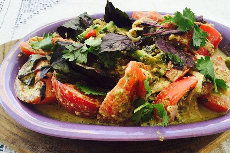 Грузинский овощной салат