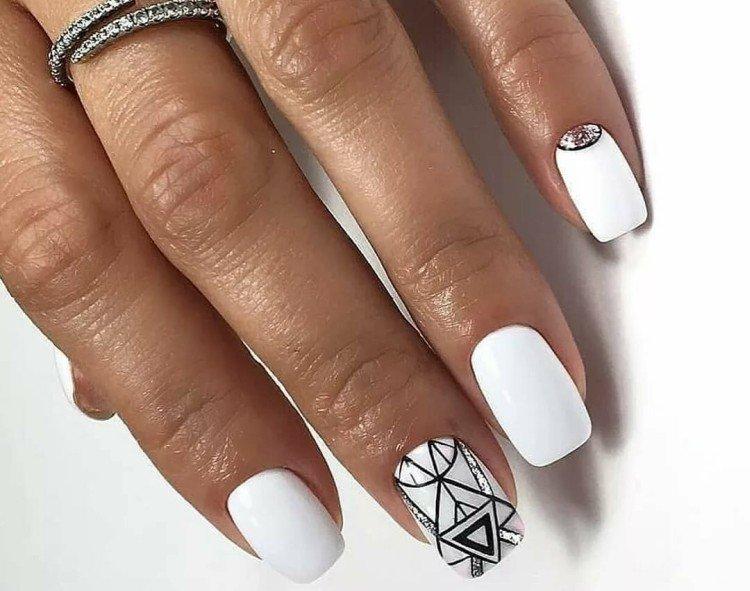 Белый маникюр - фото и идеи