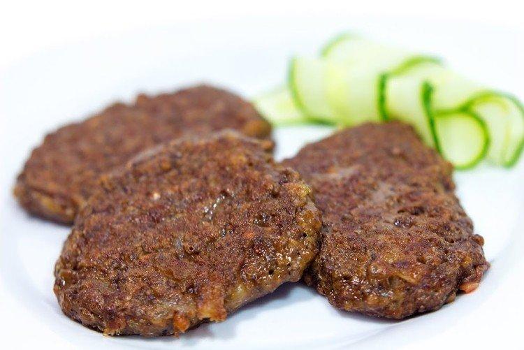 Гречаники с говяжьей печенью