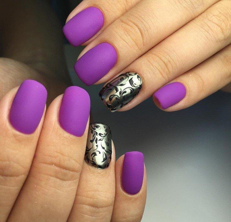 Матовый маникюр - фото и идеи