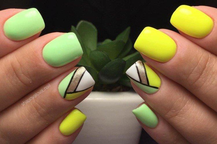 Маникюр на квадратные ногти 2021 - фото и идеи
