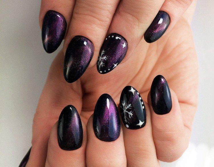 Маникюр «кошачий глаз» - фото и идеи