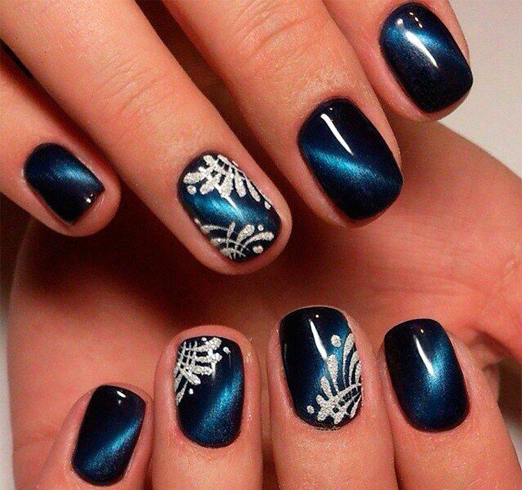 Маникюр «кошачий глаз» - фото и идеи