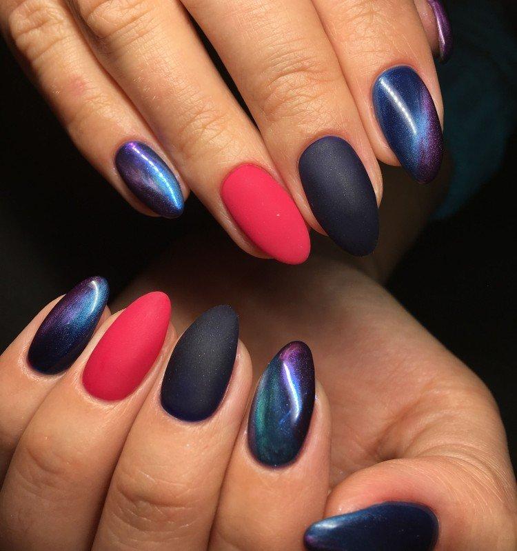 Маникюр «кошачий глаз» - фото и идеи