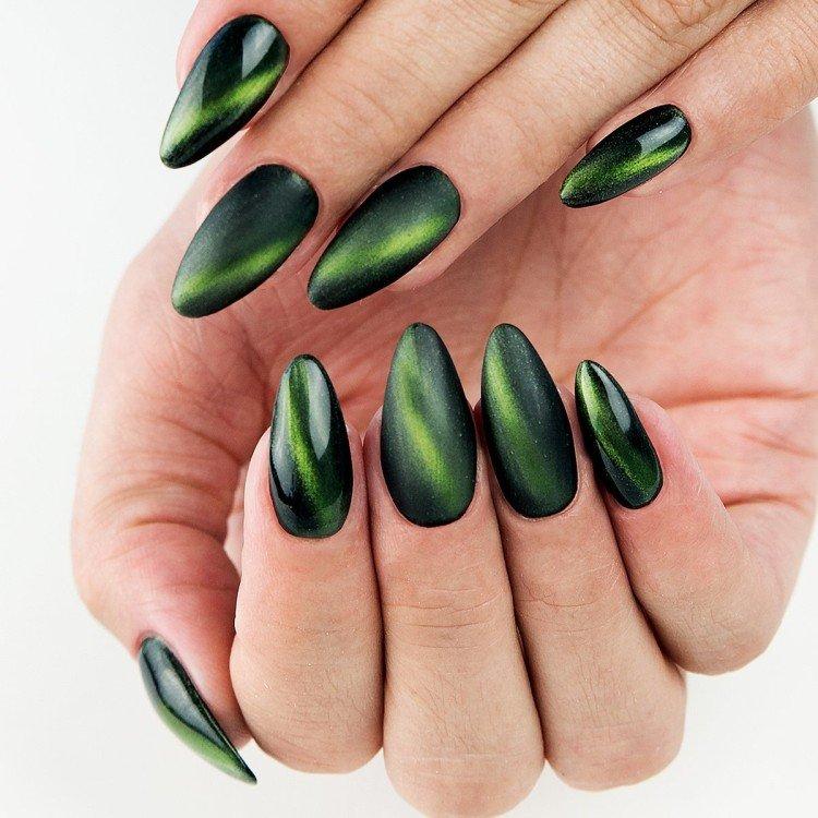 Маникюр «кошачий глаз» - фото и идеи