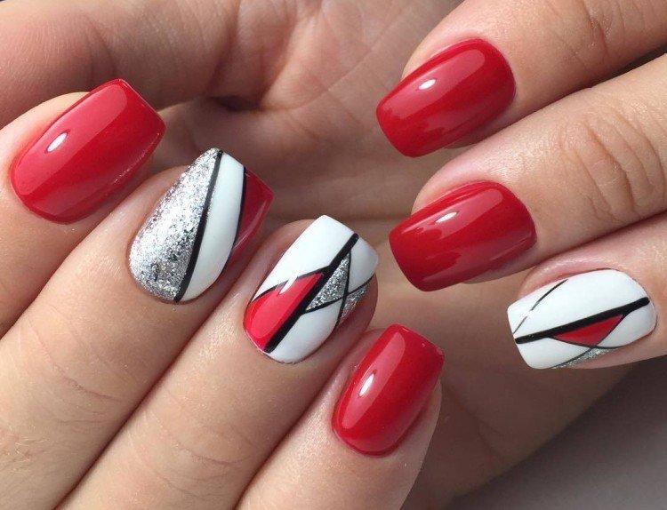 Маникюр с блестками - фото и идеи