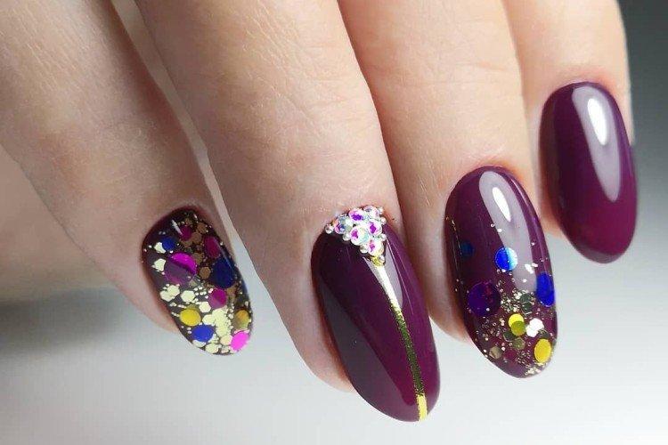 Маникюр гель-лаком с камифубиками