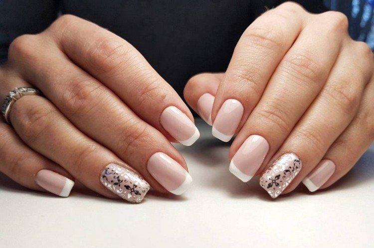 Французский маникюр гель-лаком