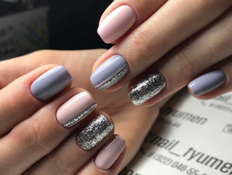 Маникюр гель-лаком на короткие ногти