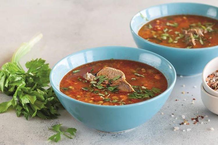 Томатный суп с кускусом