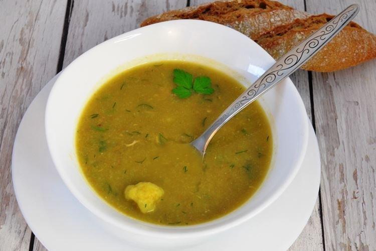 Суп с чечевицей и цветной капустой