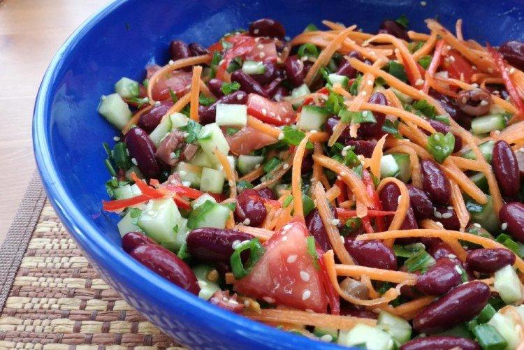 Салат из корейской моркови