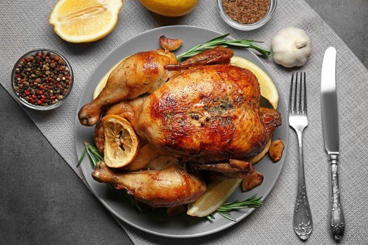 Курица в пиве, запеченная в духовке