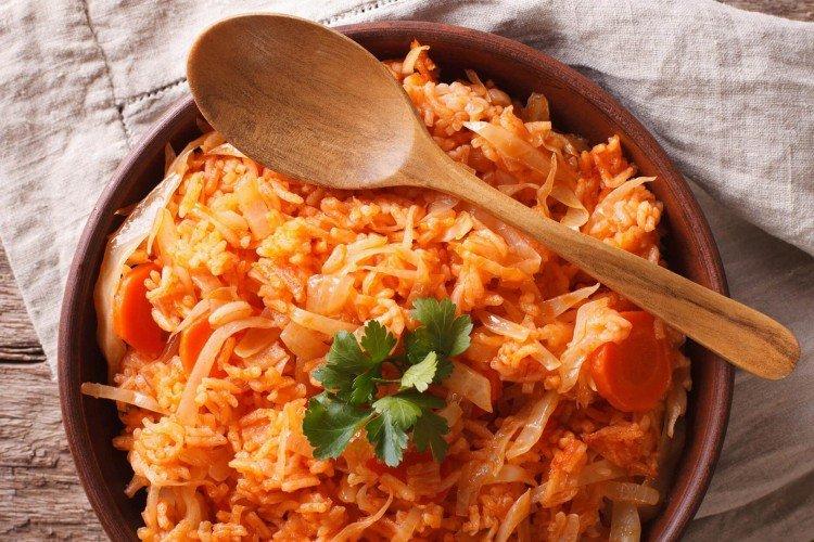 Лаханоризо с капустой