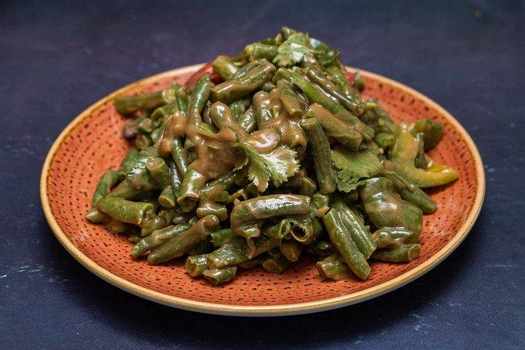 Тушеные овощи в соевом соусе