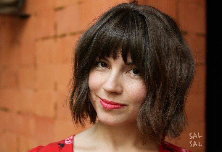 Бывает ли стрижка шегги с челкой?