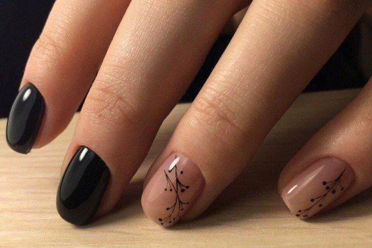 Минималистичный весенний маникюр