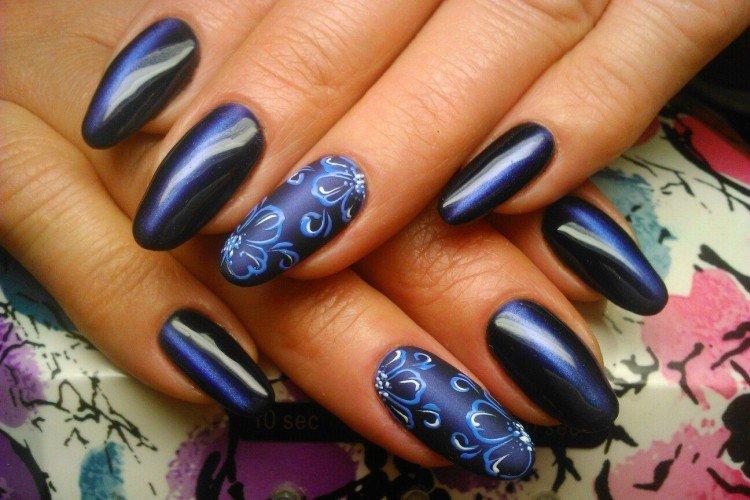 Маникюр «кошачий глаз»