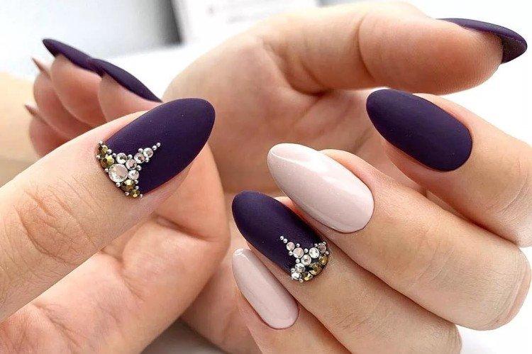 Объемный маникюр на длинные ногти