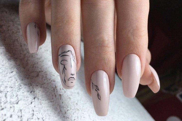 Минимализм в маникюре