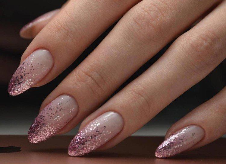 Растяжка блестками