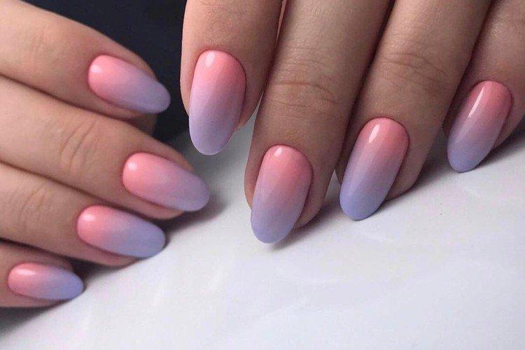 Градиент и омбре в маникюре