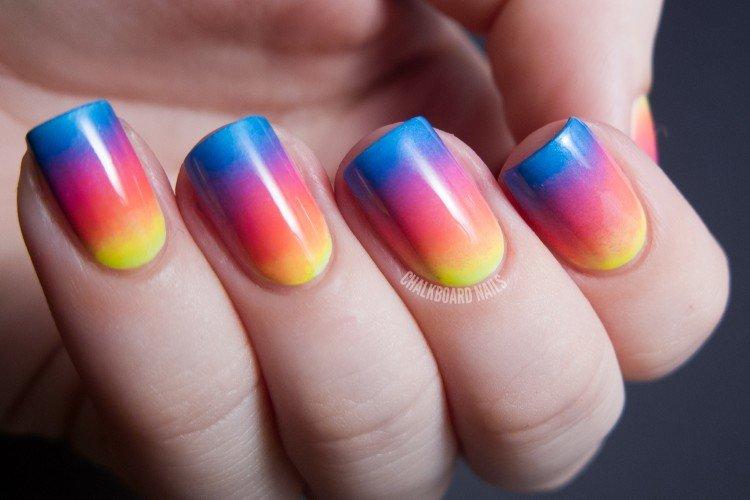 Градиентный маникюр