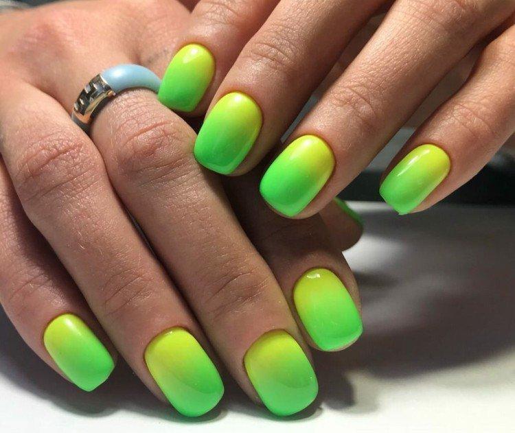 Градиентный маникюр