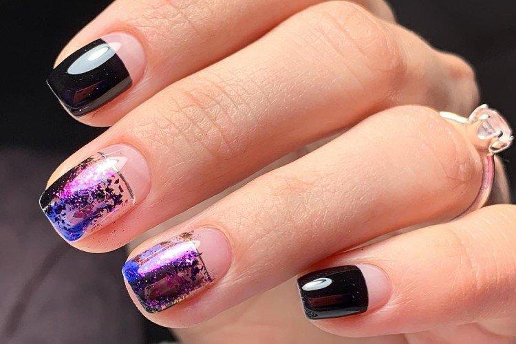 Маникюр с негативным пространством