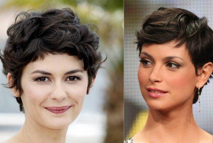 Гарсон на волнистых локонах