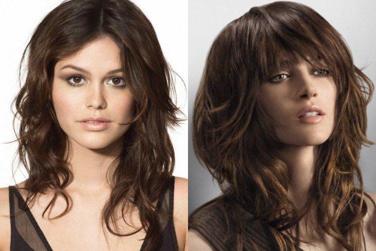 С подкрученными кончиками