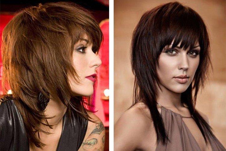 Итальянка с выпрямленной челкой